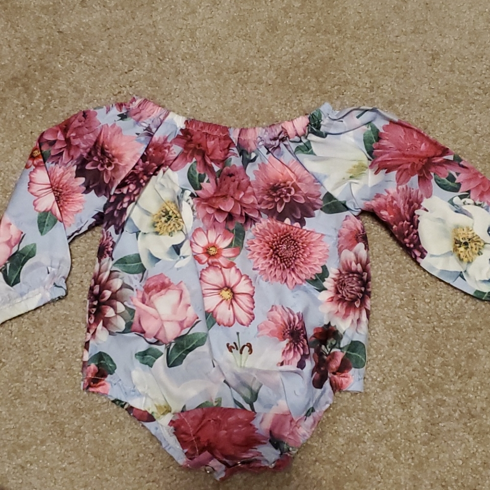 Floral onsie